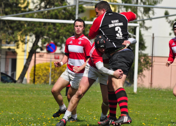 RC České Budějovice - RC Slavia Praha B 15:24. Foto Ján Honza