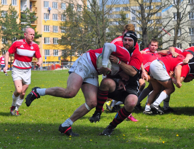 RC České Budějovice - RC Slavia Praha B 15:24. Foto Ján Honza