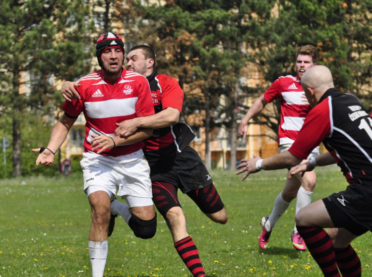 RC České Budějovice - RC Slavia Praha B 15:24. Foto Ján Honza