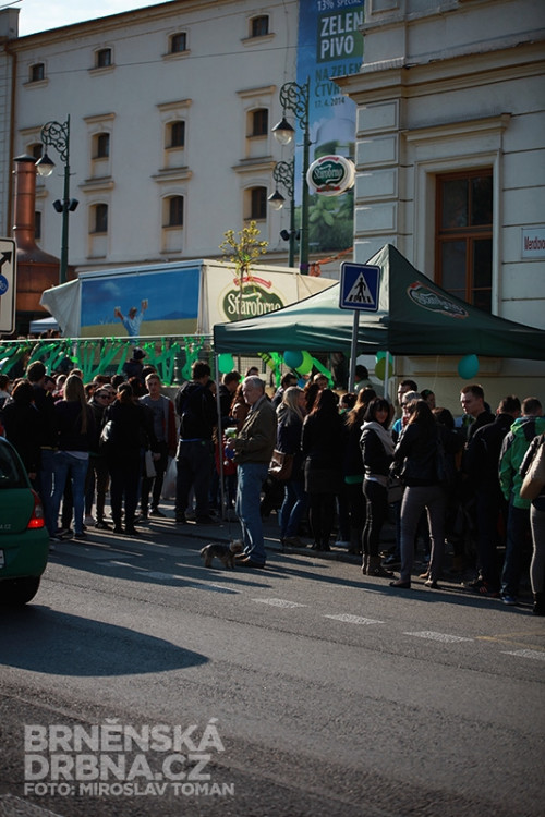 Zelený čtvrtek se Zeleným pivem, foto: Brněnská Drbna, Miroslav Toman