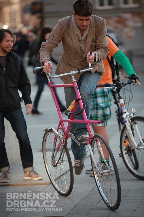 Udělejme z Brna Amsterdam, vyzvali cyklisté, foto: Brněnská Drbna, Miroslav Toman