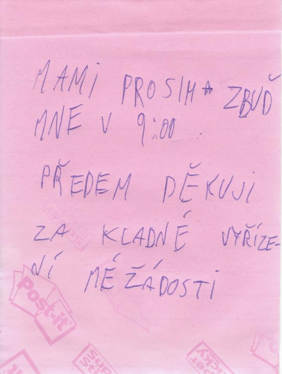 Tak snad byla žádost kladně vyřízena