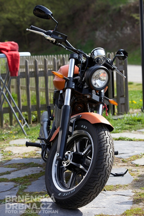 Motocykl značky Victory, foto: Brněnská Drbna, Miroslav Toman