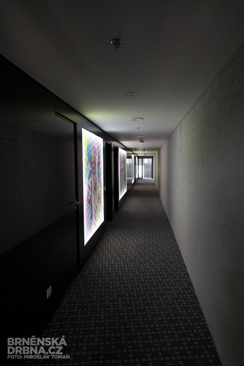 Hotelová chodba, foto: Brněnská DRbna, Miroslav Toman