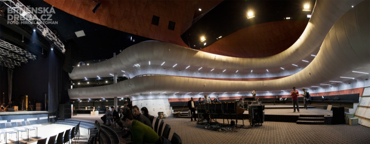 Brněnské Sono Centrum je moderní sál, hotel a restaurace, foto: Brněnská Drbna, Miroslav Toman