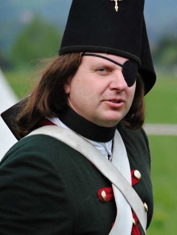 Před bitvou, pruský veterán