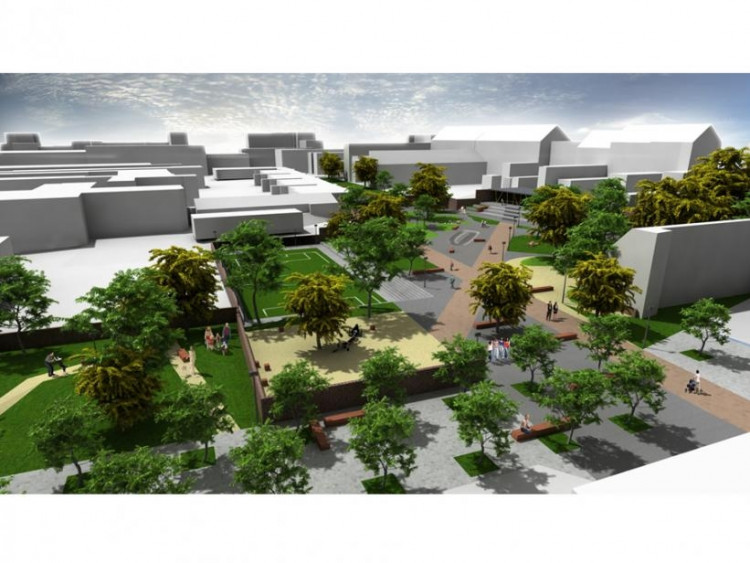 Vizualizace parku Hvězdička, autor: RADEK OTEVŘEL, www.otevrel.eu