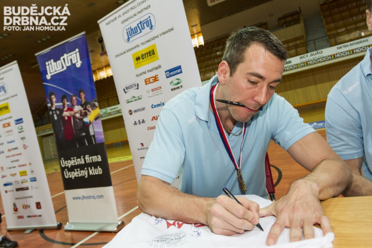 Děkovačka a autogramiáda VK Jihostroj České Budějovice
