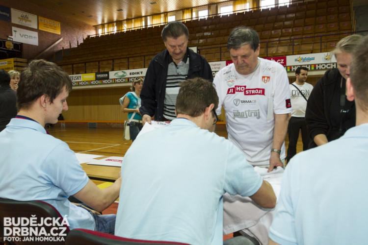 Děkovačka a autogramiáda VK Jihostroj České Budějovice