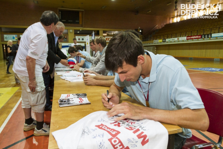 Děkovačka a autogramiáda VK Jihostroj České Budějovice