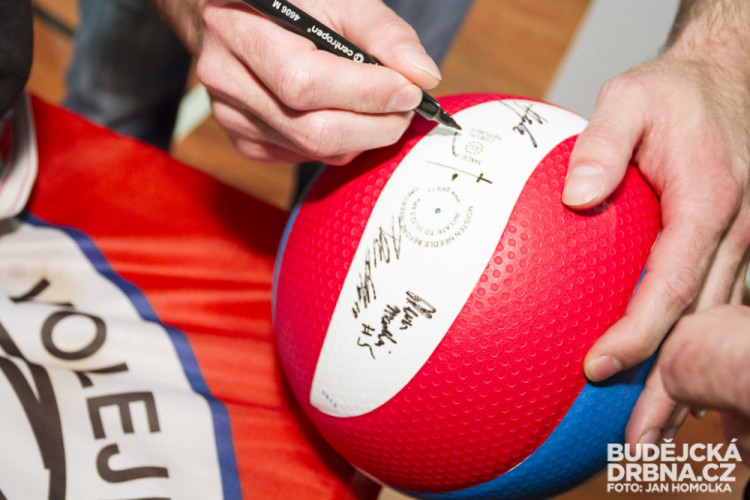 Děkovačka a autogramiáda VK Jihostroj České Budějovice