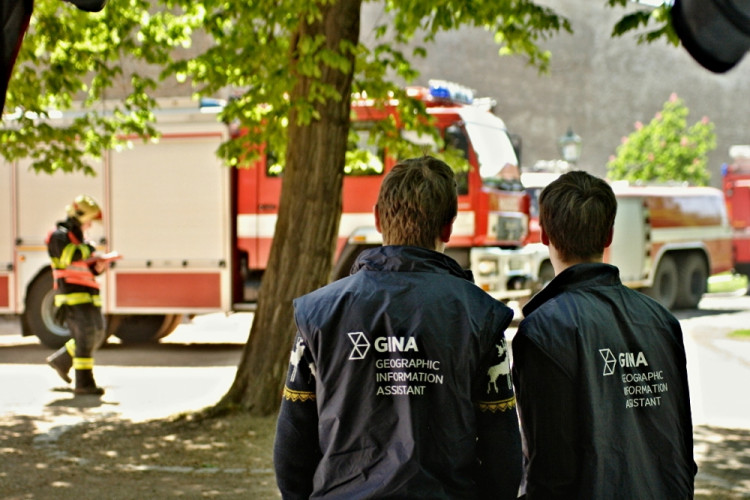 Hasiči nacvičovali likvidaci plamenů na Špilberku, foto: hasiči JMK