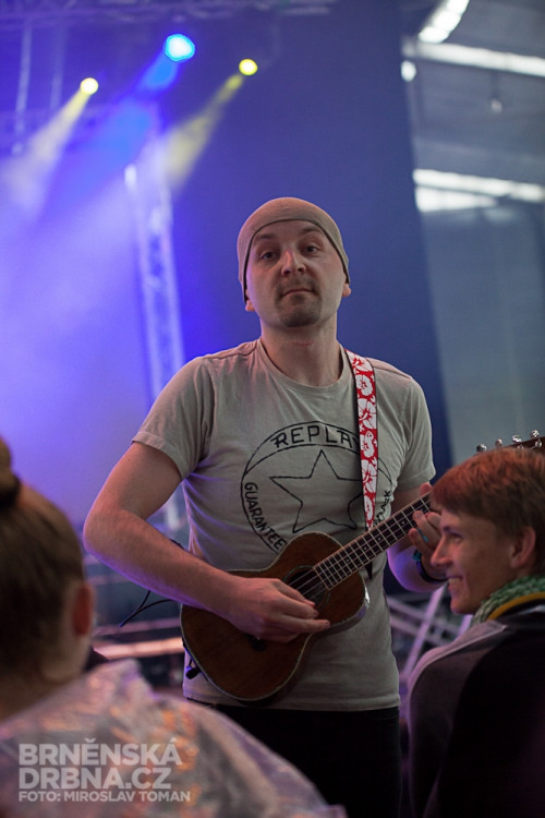 Pavel Helan zahrál na Brněnském Majálesu, foto: Brněnská Drbna, Miroslav Toman