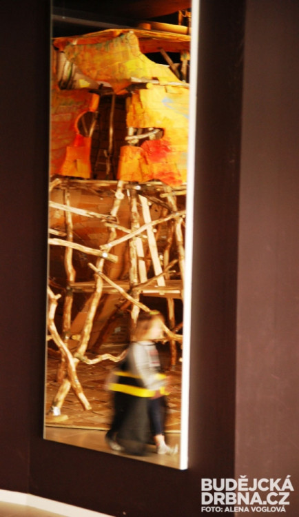 V zrcadle proletěla malá včelka