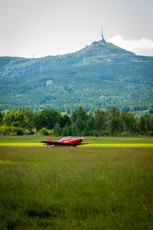 Momentky z libereckého letiště