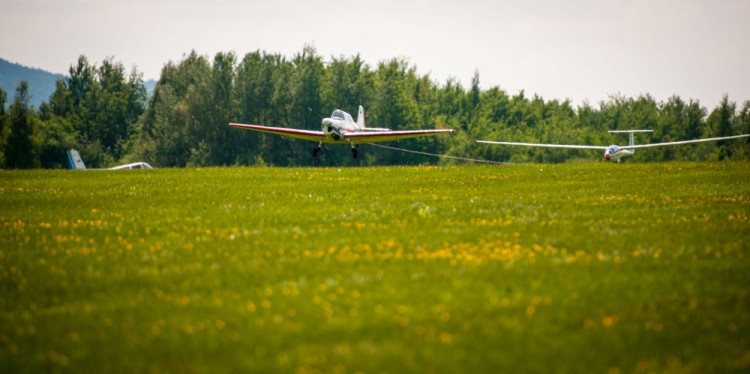 Momentky z libereckého letiště