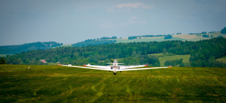 Momentky z libereckého letiště