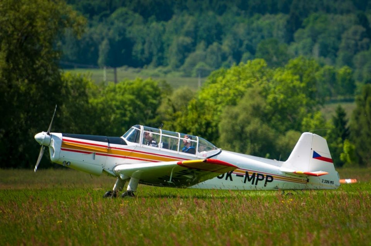 Momentky z libereckého letiště
