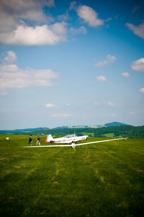 Momentky z libereckého letiště