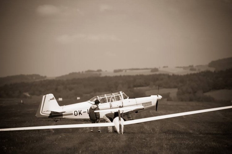 Momentky z libereckého letiště