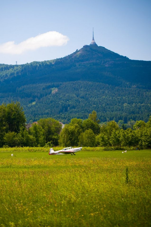 Momentky z libereckého letiště