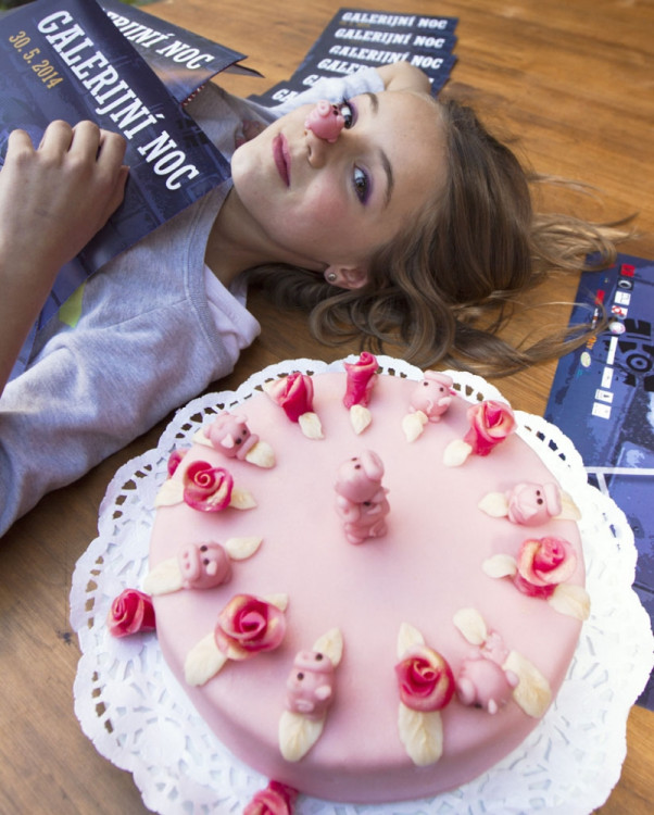 Nonkonformní růžovka. Foto David Veis
