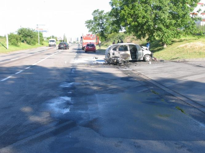 V Líšni zahynul po střetu s osobním autem motorkář, foto: Policie ČR