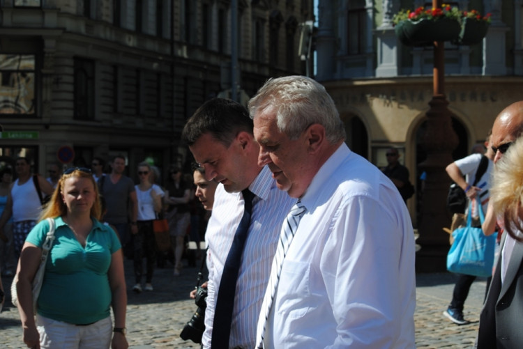 Miloš Zeman navštívil Liberecko