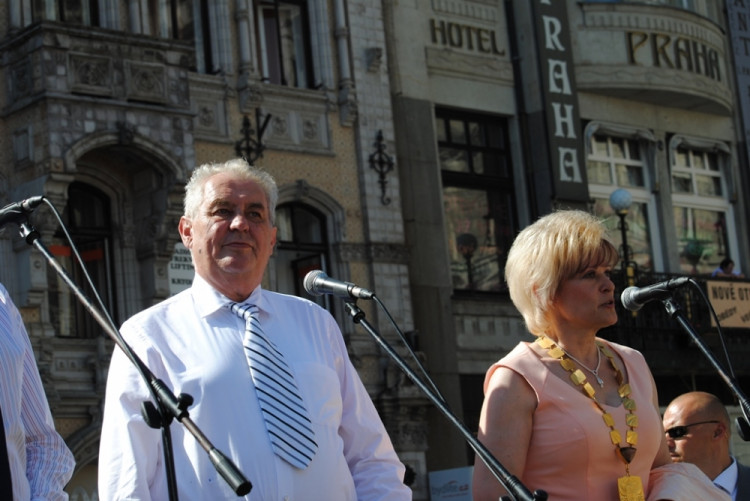 Miloš Zeman navštívil Liberecko