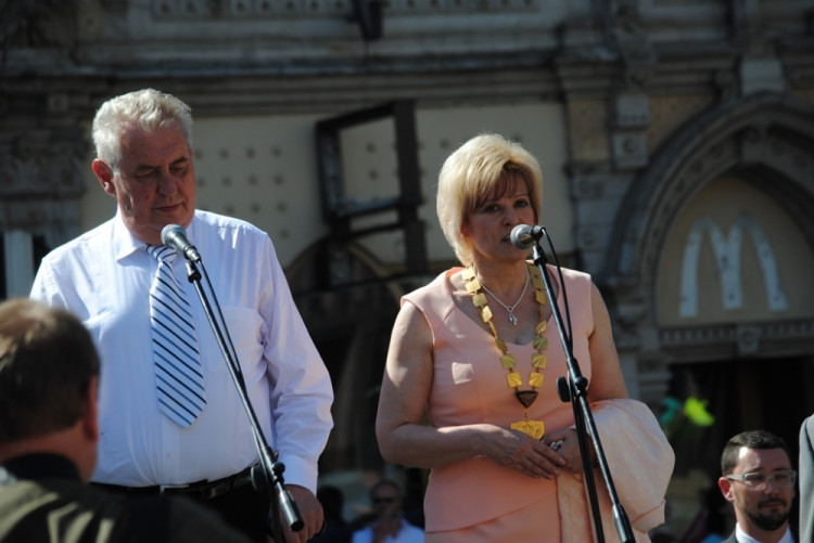 Miloš Zeman navštívil Liberecko