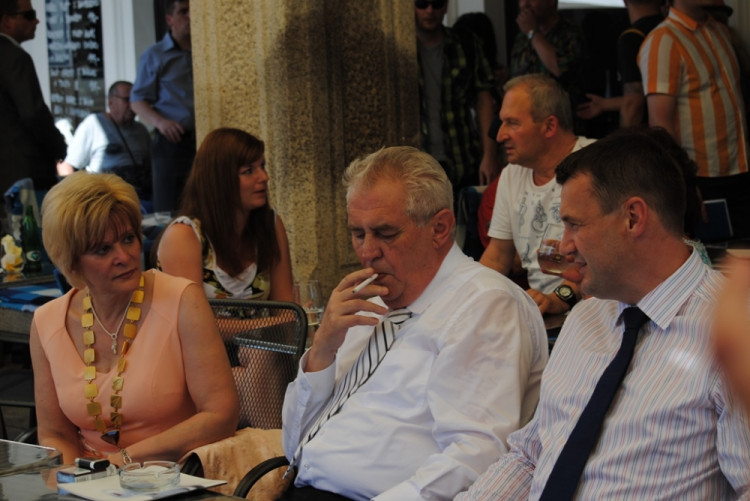 Miloš Zeman navštívil Liberecko