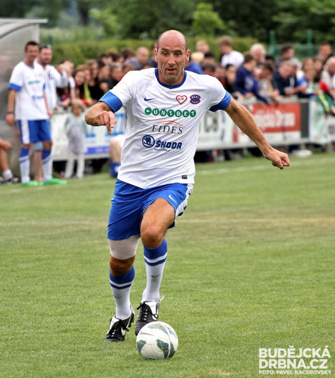 Fotbalová exhibice hvězd v Roudném