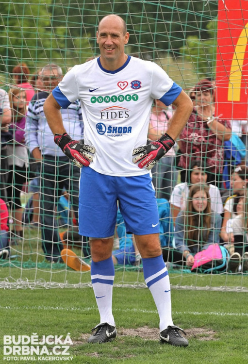 Fotbalová exhibice hvězd v Roudném