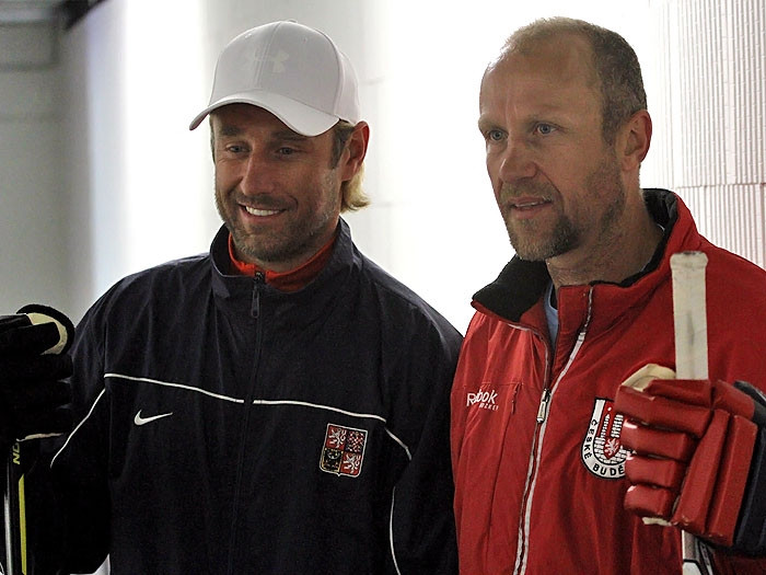 Hokejisté Motoru trénovali s Prospalem a Modrým