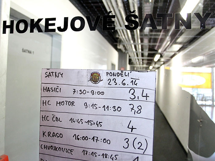 Hokejisté Motoru trénovali s Prospalem a Modrým