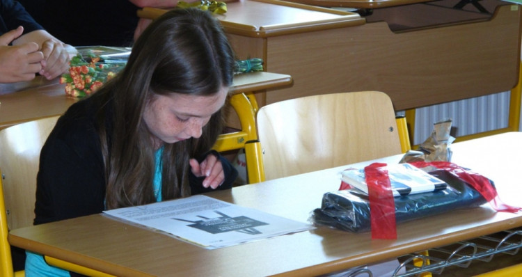 Předávání vysvědčení - ZŠ v Mladém