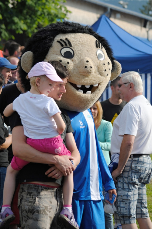 Slovan vyslal do Hrádku i svého maskota