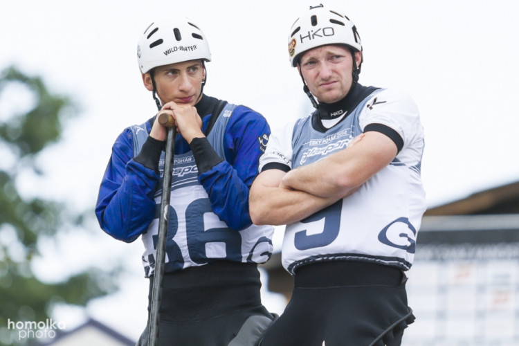 Český pohár ve vodním slalomu na kanále Lídy Polesné v Českém Vrbném