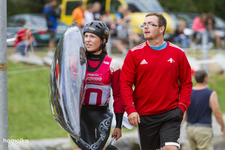 Český pohár ve vodním slalomu na kanále Lídy Polesné v Českém Vrbném