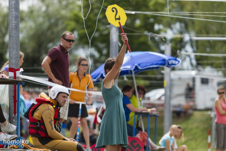 Český pohár ve vodním slalomu na kanále Lídy Polesné v Českém Vrbném