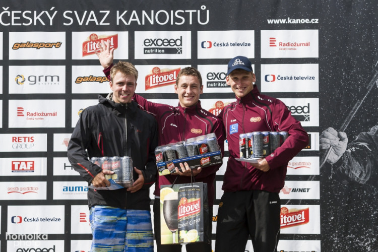 Český pohár ve vodním slalomu na kanále Lídy Polesné v Českém Vrbném