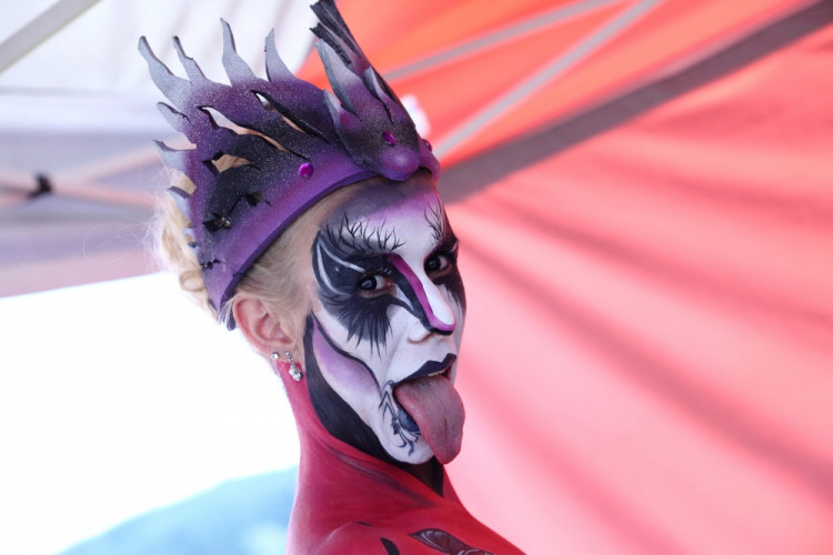 Bodypaintingový festival ve Frymburku