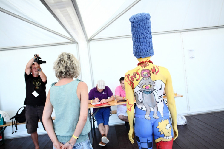 Bodypaintingový festival ve Frymburku