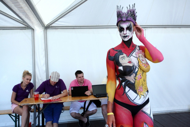 Bodypaintingový festival ve Frymburku