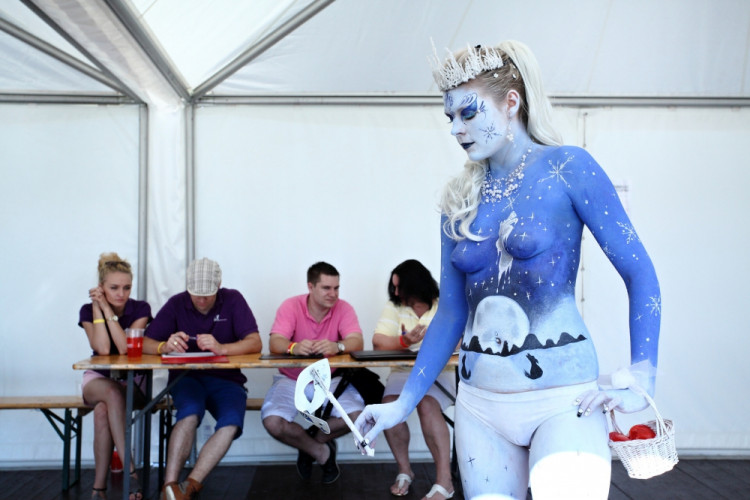 Bodypaintingový festival ve Frymburku