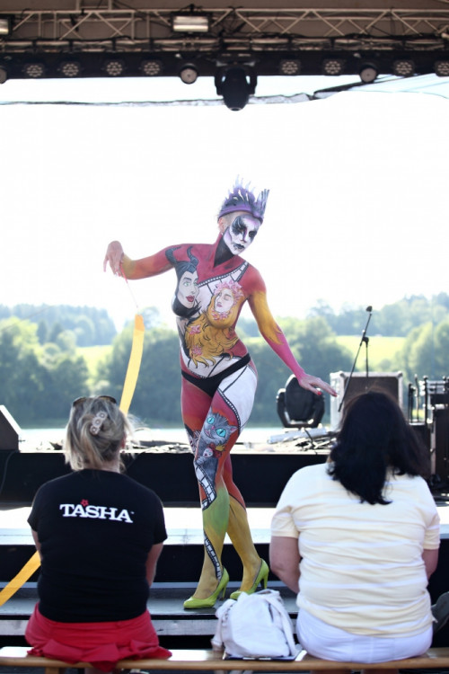 Bodypaintingový festival ve Frymburku