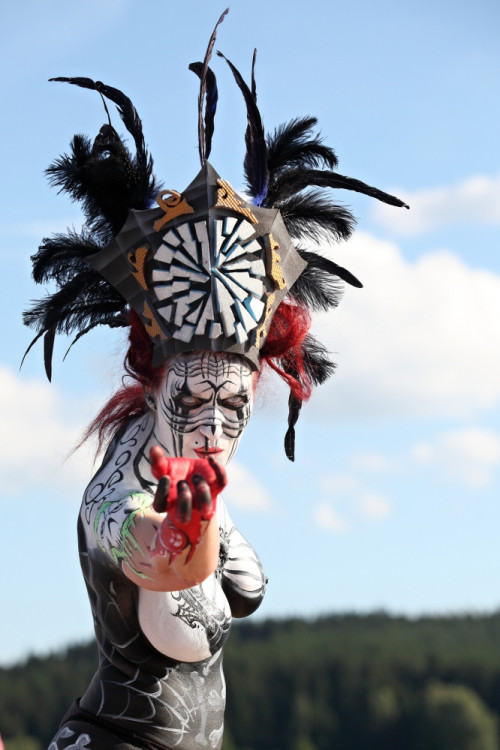 Bodypaintingový festival ve Frymburku