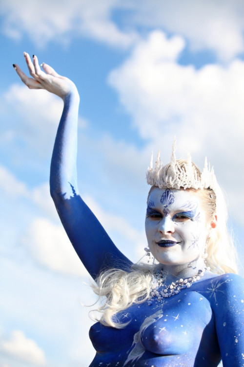 Bodypaintingový festival ve Frymburku