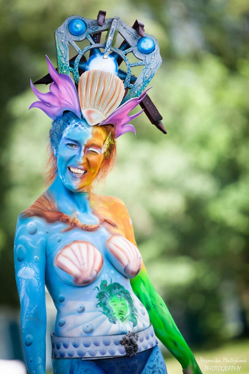 Bodypaintingový festival ve Frymburku