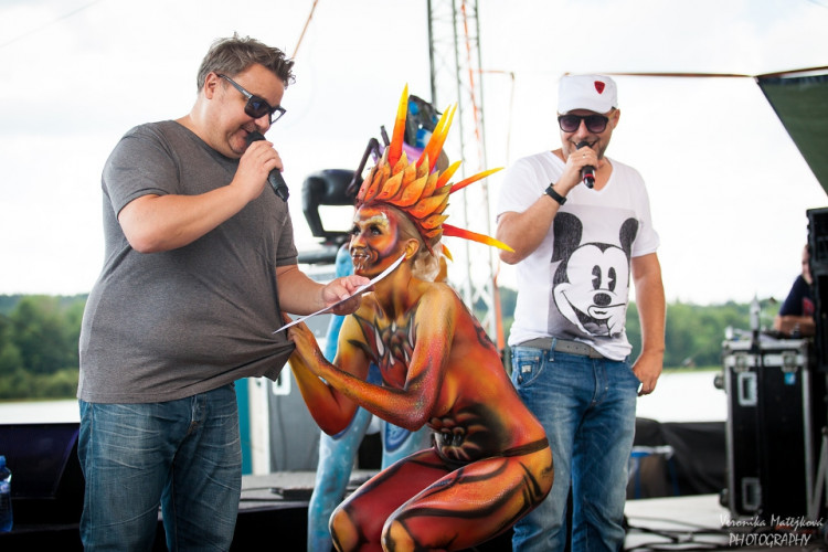 Bodypaintingový festival ve Frymburku